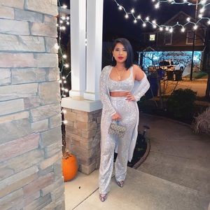 3 piece set / glam sequin set